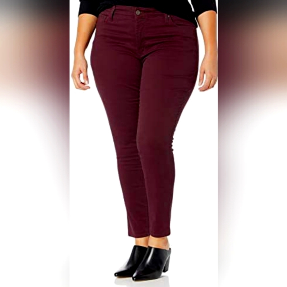 Straight leg denim jeans